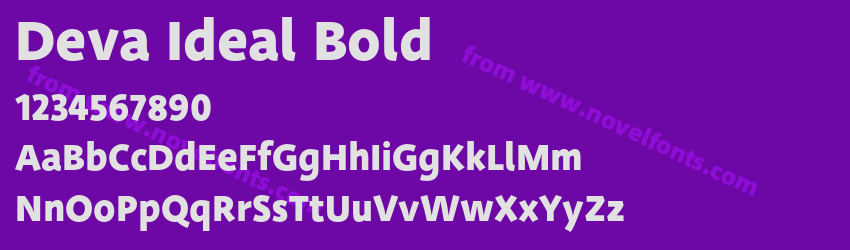 Deva Ideal BoldPreview