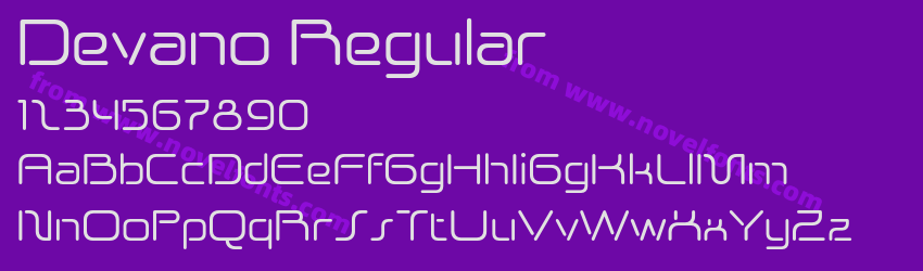 Devano RegularPreview Devano RegularPreview