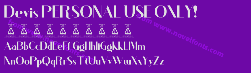 Devis PERSONAL USE ONLY!Preview
