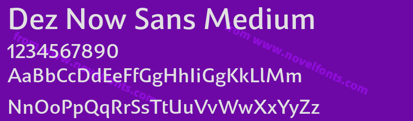 Dez Now Sans MediumPreview