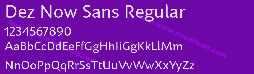 Dez Now Sans RegularPreview