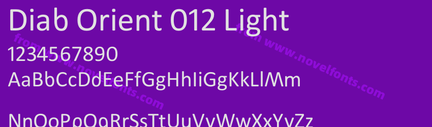 Diab Orient 012 LightPreview