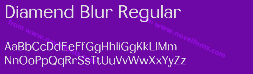 Diamend Blur RegularPreview