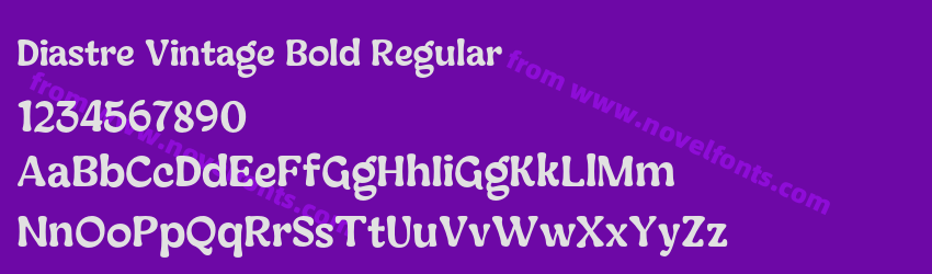 Diastre Vintage Bold RegularPreview