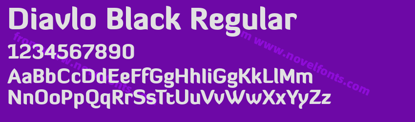 Diavlo Black RegularPreview