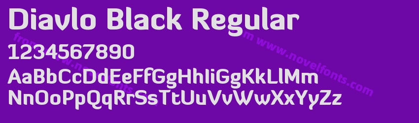 Diavlo Black RegularPreview