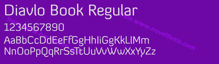 Diavlo Book RegularPreview