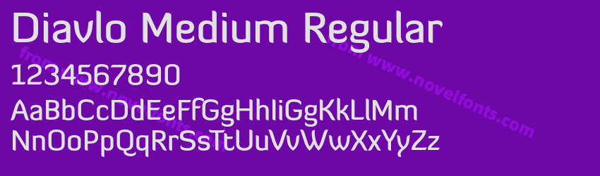 Diavlo Medium RegularPreview Diavlo Medium RegularPreview
