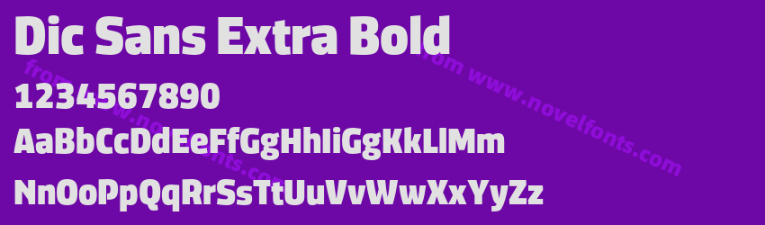 Dic Sans Extra BoldPreview