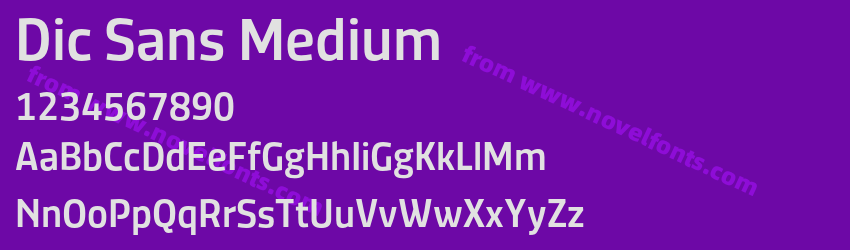 Dic Sans MediumPreview