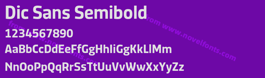 Dic Sans SemiboldPreview