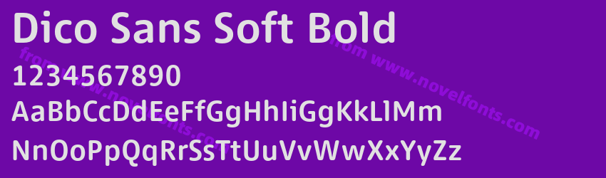 Dico Sans Soft BoldPreview