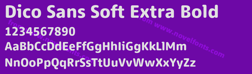 Dico Sans Soft Extra BoldPreview Dico Sans Soft Extra BoldPreview