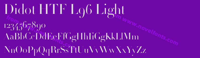 Didot HTF L96 LightPreview