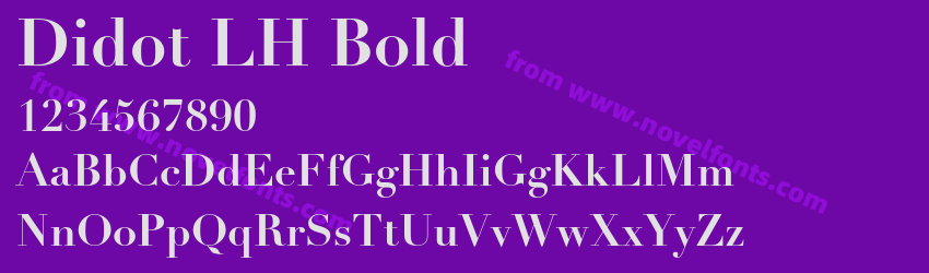Didot LH BoldPreview