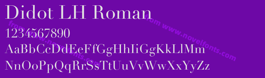 Didot LH RomanPreview