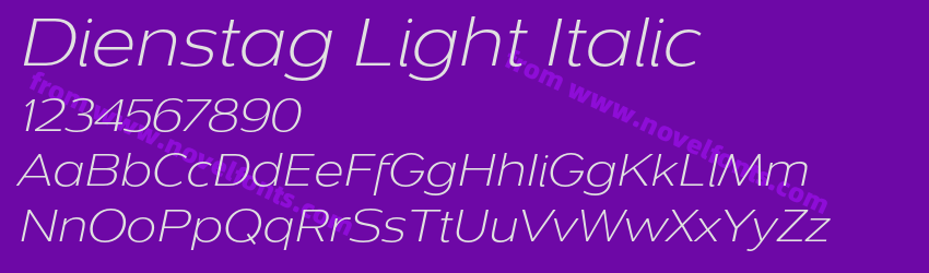 Dienstag Light ItalicPreview