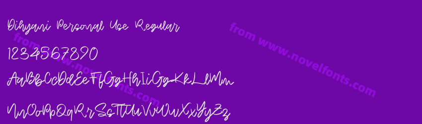 Dihyani Personal Use RegularPreview Dihyani Personal Use RegularPreview