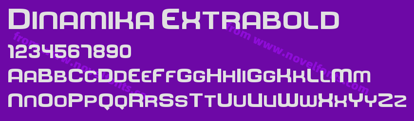 Dinamika ExtraboldPreview Dinamika ExtraboldPreview