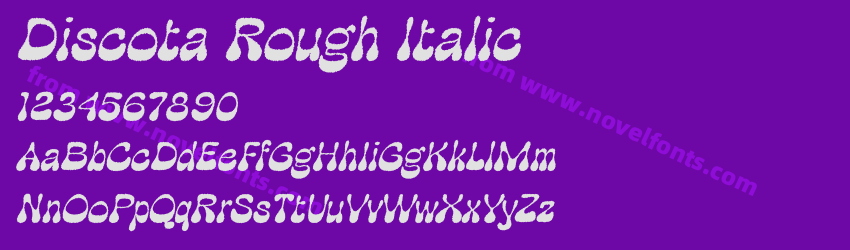 Discota Rough ItalicPreview Discota Rough ItalicPreview