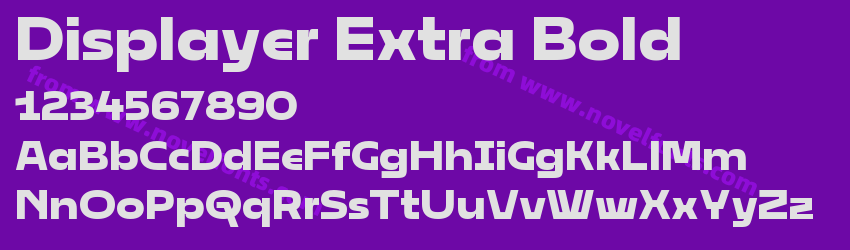 Displayer Extra BoldPreview Displayer Extra BoldPreview