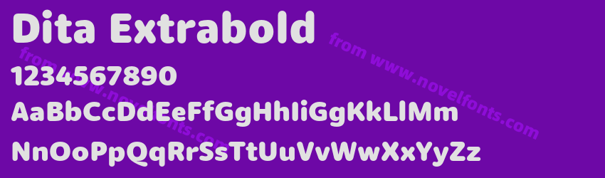 Dita ExtraboldPreview Dita ExtraboldPreview