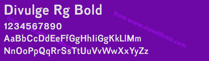 Divulge Rg BoldPreview