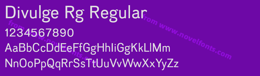 Divulge Rg RegularPreview Divulge Rg RegularPreview