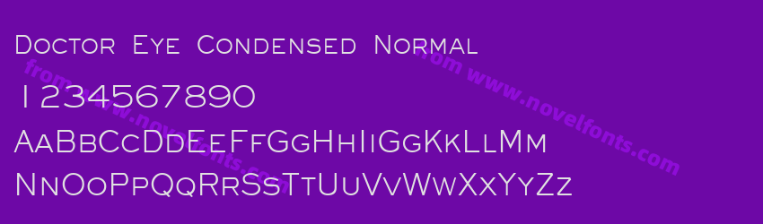 Doctor Eye Condensed NormalPreview