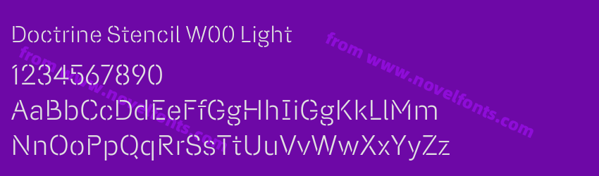 Doctrine Stencil W00 LightPreview Doctrine Stencil W00 LightPreview