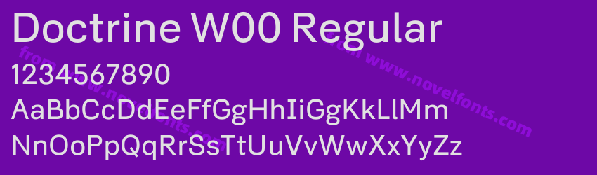 Doctrine W00 RegularPreview Doctrine W00 RegularPreview