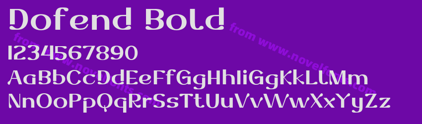 Dofend BoldPreview
