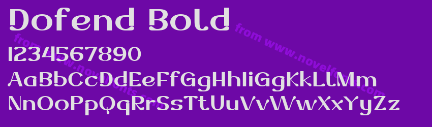 Dofend BoldPreview