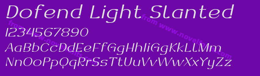Dofend Light SlantedPreview