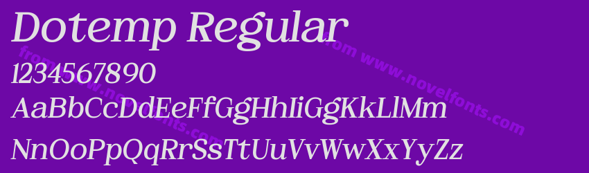 Dotemp RegularPreview