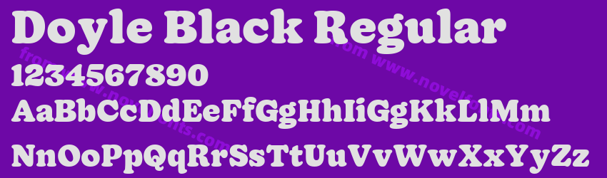 Doyle Black RegularPreview Doyle Black RegularPreview
