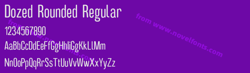 Dozed Rounded RegularPreview
