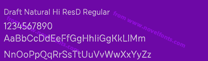 Draft Natural Hi ResD RegularPreview
