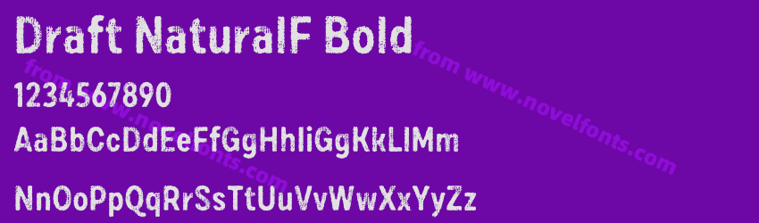 Draft NaturalF BoldPreview Draft NaturalF BoldPreview