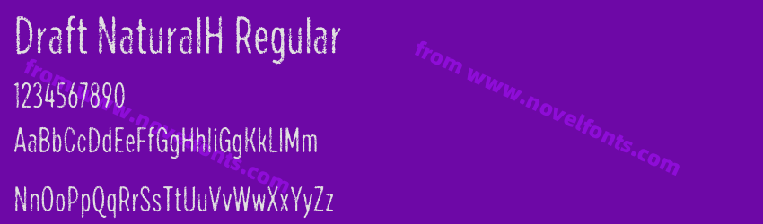 Draft NaturalH RegularPreview