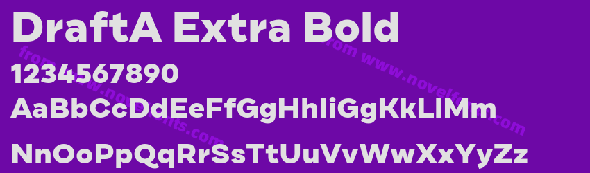 DraftA Extra BoldPreview DraftA Extra BoldPreview