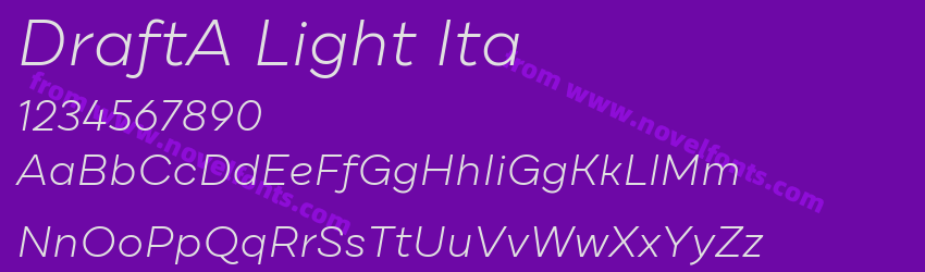 DraftA Light ItaPreview