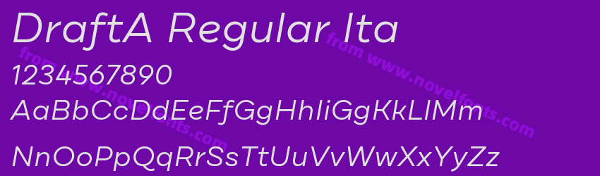 DraftA Regular ItaPreview DraftA Regular ItaPreview