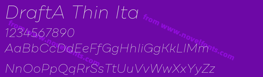 DraftA Thin ItaPreview