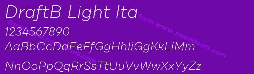 DraftB Light ItaPreview