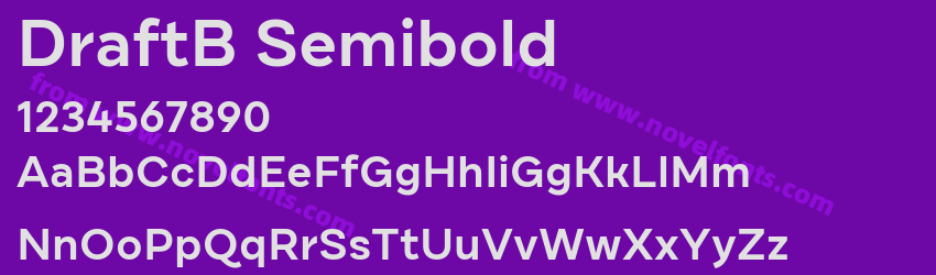 DraftB SemiboldPreview