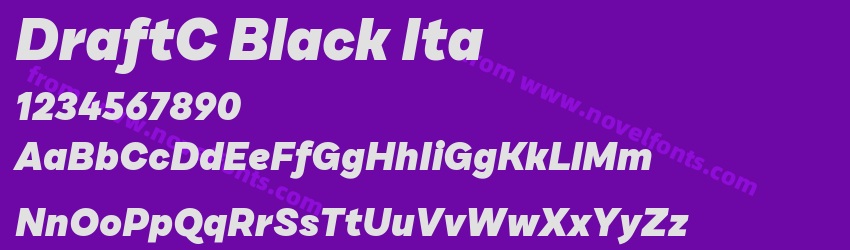 DraftC Black ItaPreview