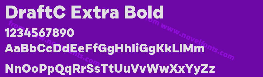 DraftC Extra BoldPreview