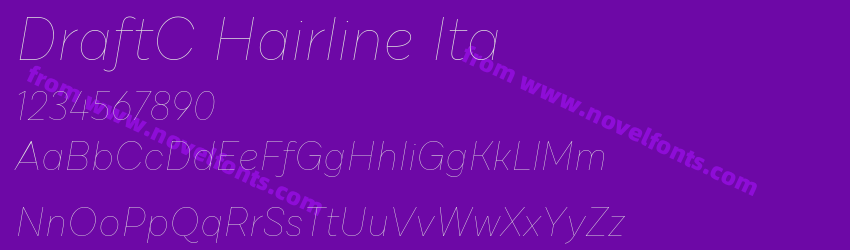 DraftC Hairline ItaPreview