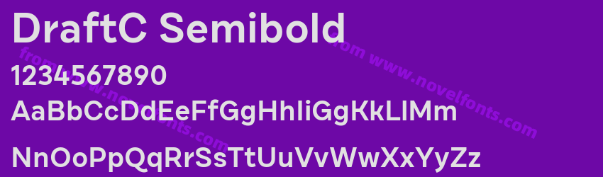 DraftC SemiboldPreview